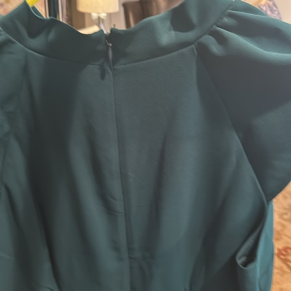 J Crew. Perfect for the holidays. This is an ever green colored dress. - Picture 3 of 5